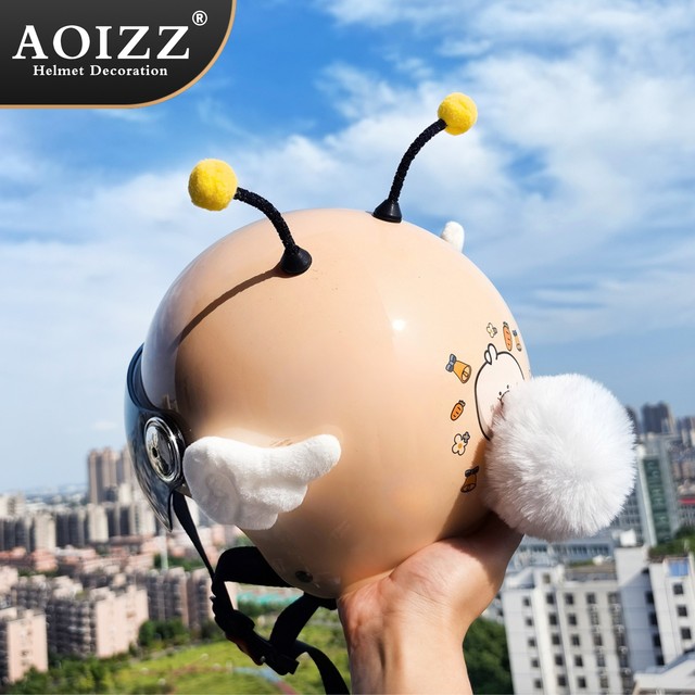 Funny motorcycle helmet decoration electric vehicle accessories modification personalized accessories motorcycle ski helmet universal