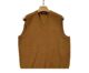 Wool vest men and women V -neck sweater yellow essence texture 2024 new autumn and winter OL commute large size
