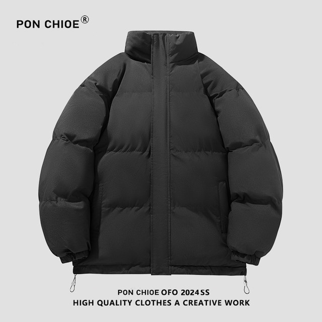 ponchioe thickened stand collar cotton coat jacket men and women winter jacket warm couple cotton jacket national trend cotton jacket