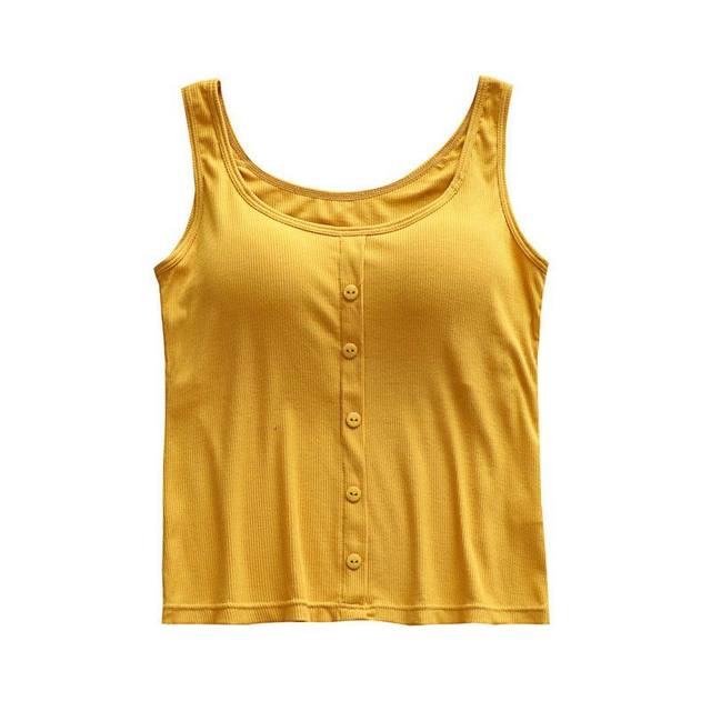 Outer wears a suspender vest with chest pad for women 2025 dopamine fat sister slim fit and slim sleeveless base top