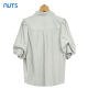 NUTS striped summer niche shirt women's mid-sleeved five-point sleeve top puff sleeve women's clothing 326011455B-399