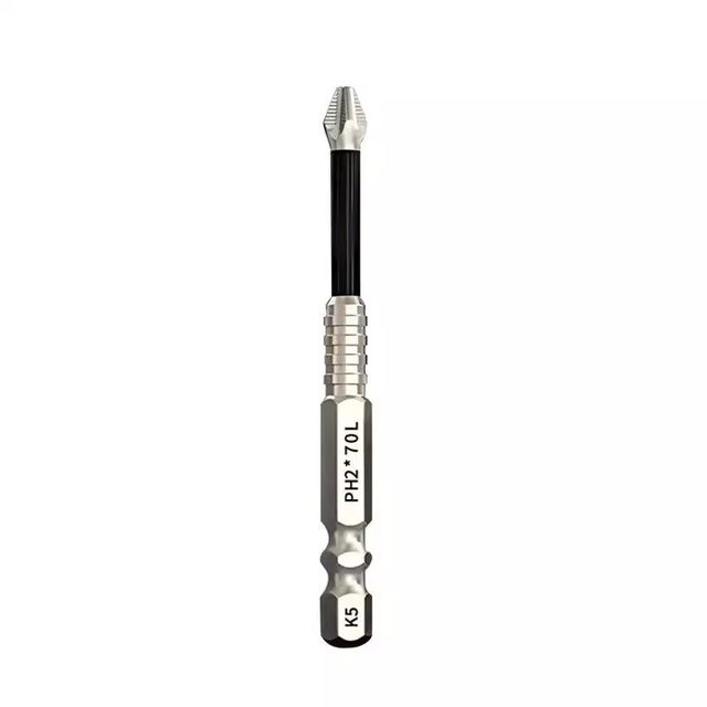 Impact-resistant anti-slip cross strong magnetic high hardness durable flash drill screwdriver hexagonal wind electric batch set