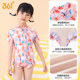361 degree girls swimsuits, triangle bikini children, girls one-piece professional training swimsuits, medium and big children
