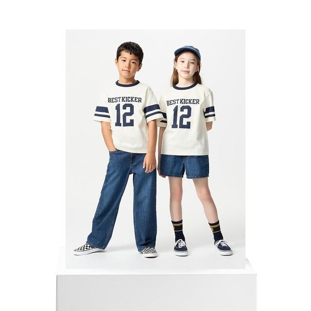 
Japan direct mail UNIQLO children's T-shirt 474603-69 UNIQLO