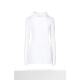 THE ROW Women's turtleneck tulle sweater Solid color design Long sleeves Pocketless
