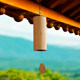 Bamboo wind chimes Japanese style wind chimes Bamboo wood wind chimes sound New Chinese style wind chimes healing wind chimes