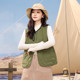 Snow Fly 2025 autumn new women's down vest vest versatile wear outside outdoor casual and fashionable round neck