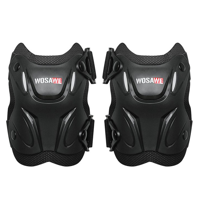 Wosavi Motorcycle knee pads elbow pads four-piece summer quick disassembly breathable cushioned shock-absorbing riding sports leg guards