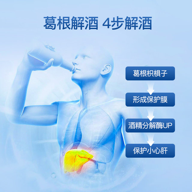 Herbsense He Bosheng Relieving Medicine Relieving Tablets Sobering the Wine Artifact to prevent drunkenness before and after drinking and stay up late for socializing and hangover