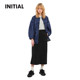 INITIAL25 spring and summer new A-line commuting slit straight pencil skirt for women 25SKTFLMXX140