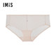 Aimei IMIS underwear Women's Underwear 3A Antibacterial Cramp Natural Cool Lace Low Waist Boxer IM23BSF1