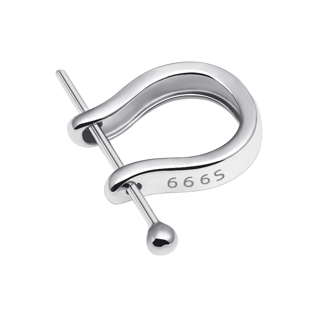 Thickened foot silver pendant buckle head jade jade clamp beeswax crystal Hetian jade pendant buckle