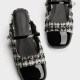 CHARLES/KEITH summer women's shoes CK1-70900458-1 one-strip flat muller slippers for women outside wear

