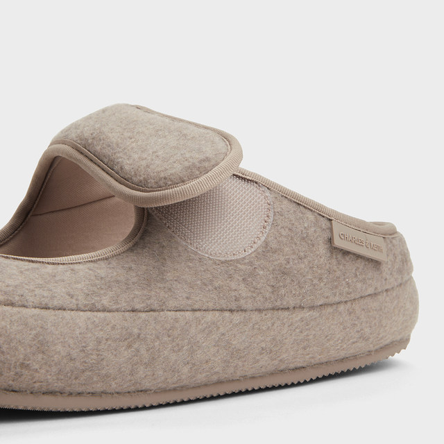 CHARLES/KEITH autumn and winter women's shoes CK1-70900531 casual soft sole Mary Zhen shallow mouth lazy shoes for women