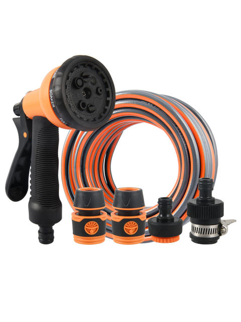 Garden watering nozzle, household water pipe, car washing, vegetable watering artifact, gardening high-pressure shower multi-function water gun