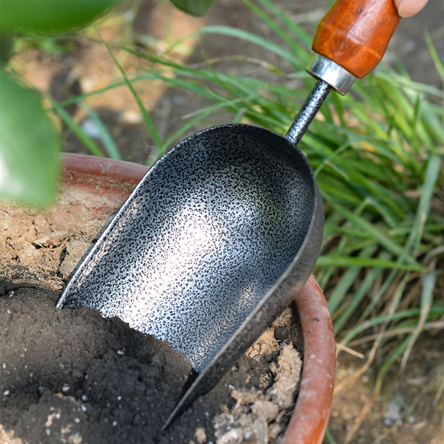 Shovel for growing vegetables, planting flowers, soil loosening, potting tools, household outdoor gardening set, weeding, digging, shovel, shovel, strong steel