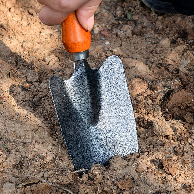Shovel for growing vegetables, planting flowers, soil loosening, potting tools, household outdoor gardening set, weeding, digging, shovel, shovel, strong steel