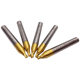 Vertical key machine accessories with key machine drill bit with key machine milling cutter titanium coating 1.0/1.5/2.0/3
