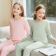 Cat man girl girl autumn clothes and autumn pants suit full cotton children's underwear junior high school students teenage girls thread