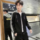 Spring and Autumn Men's Hooded Jacket Coat Korean Style Teen Sports and Casual Baseball Suit Jacket Couple Jacket Couple Jacket