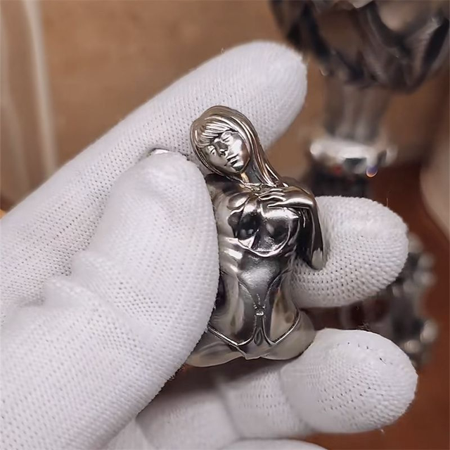 Original design beauty hand-held figures niche artistic creativity unique personality high-end handmade ornament accessories