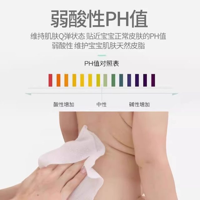 Large package of wet wipes for mothers, infants and young children, newborn baby hand and mouth special wet wipes for wiping face and washing face, household with cover