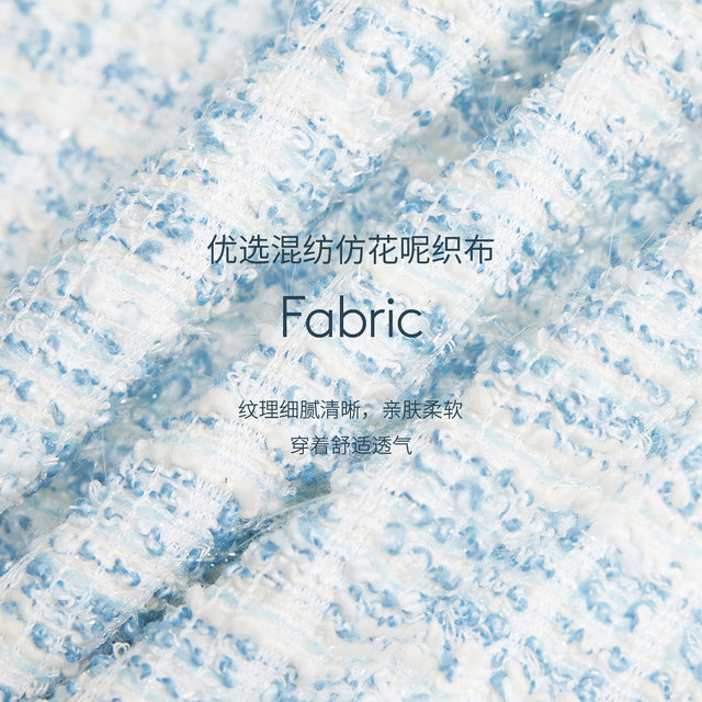 Vero Moda short coat for women 2025 spring new style bright silk woven fake pocket Qianjin style 3251J9008