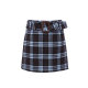 Vero Moda skirt for women 2025 spring new MIU checked A-line hip-pack skirt 325116019
