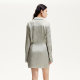 Vero Moda Dress 2025 summer new light texture glossy fabric dress removable decoration