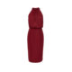 Vero Moda Dress 25 Summer New Style Light Men's Halves Neck Lace-up Pleated Chiffon Spliced ​​Banquet Dress