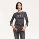 VERO MODAT Tie 24 Autumn New Modern Border Big Butterfly Pattern Decoration Seven -Packal Sleeve Short T -shirt 324330017