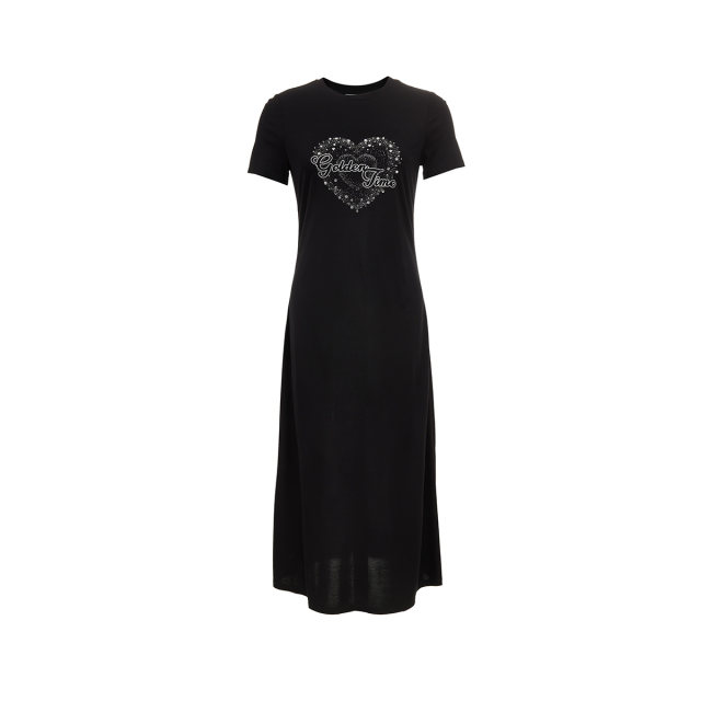 Vero Moda Dress for Women 2025 Spring New Letter Embroidery Decorative Straight Dress Comfortable and Casual