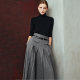 Vero Moda skirt 2025 spring new style slim pleated skirt with wool pleated skirt college style 325116025