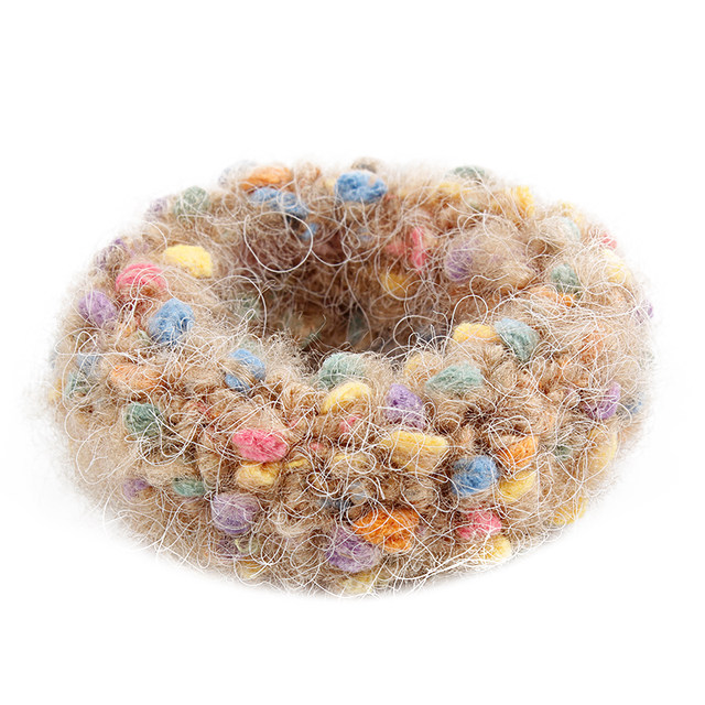 Autumn and winter new colorful popular hair ties, Japanese and Korean temperament, high elasticity, thick head rope, hair rubber band, ponytail hair rope