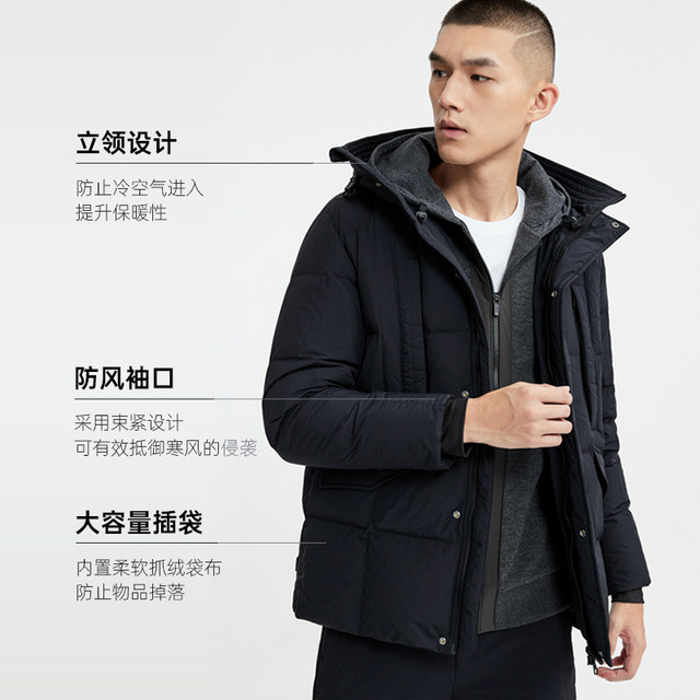 Seven Wolves Short Down Jacket Men's 2025 New Autumn and Winter ...