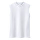 Two free combinations of solid color semi -high neck camisole women in summer cotton slim sleeveless bottoming shirts