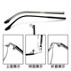 Crystal transparent metal temples glasses frames glasses frames glasses legs replacement glasses accessories pair universal transparent
