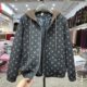 Young mother's hooded quilted printed coat autumn and winter new style foreign style loose casual jacket top for middle-aged and elderly people