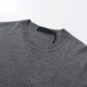 SF427 Saint Men's Cardigan Comfortable and Elastic Wool Casual Round Neck Pullover Sweater Gray
