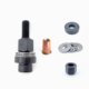 Blind rivet nut simple tool household car license plate iron sheet manual female head flat head blind rivet nut rivet