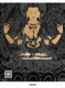 Four-armed Guanyin, Thangka with gold, white line drawing, DIY hand-painted thangka by yourself, decorative painting of Buddha statue with gold