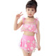 Children's split swimsuit for girls, bikini, princess dress, conservative boxer angle, cute baby swimsuit 3-6 years old