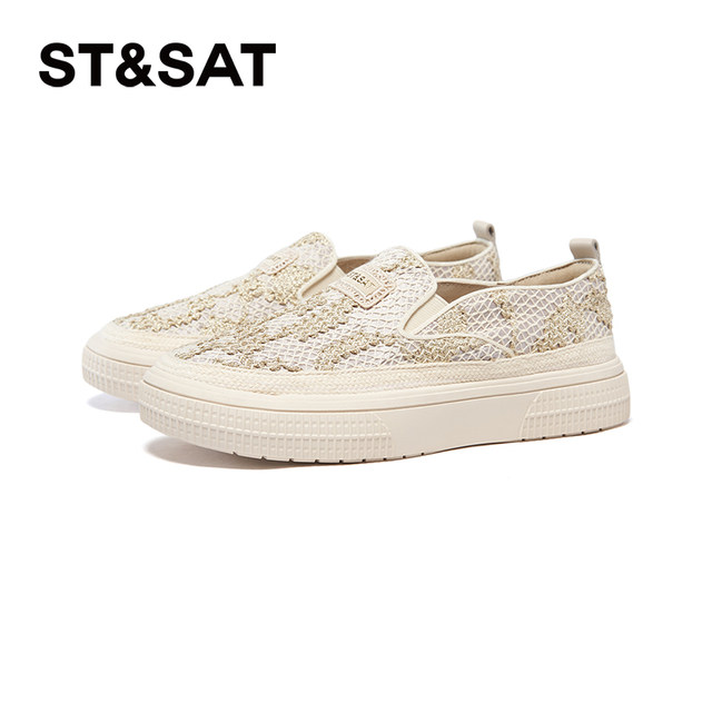 Saturday Fisherman Shoes 2025 Spring New Slip-On Mesh Breathable Outdoor Commuting Women's Shoes SSD1111009