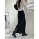 High -waisted skirt 2024 spring new spring long skirt temperament, commute temperament temperament high -level straight tube long skirt