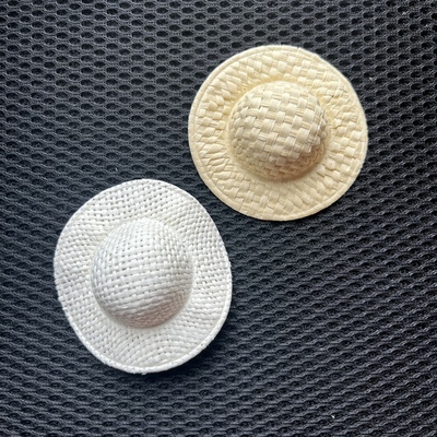 taobao agent Straw hat woven crafts OB27 hat baby uses a photo props BJD mini -head baby with a decorative hat 65mm