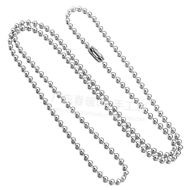 Fashion wave bead chain 304 stainless steel tag chain clothing shoe bag trendy doll hanging chain diy jewelry accessories chain