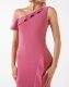 Foreign trade single FN lady's personality elegant and fashionable shoulder -leaf edge is thin and wild summer new dress women