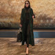 Original Chinese style large size retro buckle long windbreaker 2025 spring and autumn high-end slimming over-knee jacket
