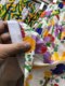 Holiday atmosphere colorful floral skirt women's summer sweet printed pleated skirt A-line mid-length skirt umbrella skirt