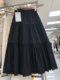 Lace lace sweet white skirt for women 2025 spring new style literary cake a line midi skirt big umbrella skirt